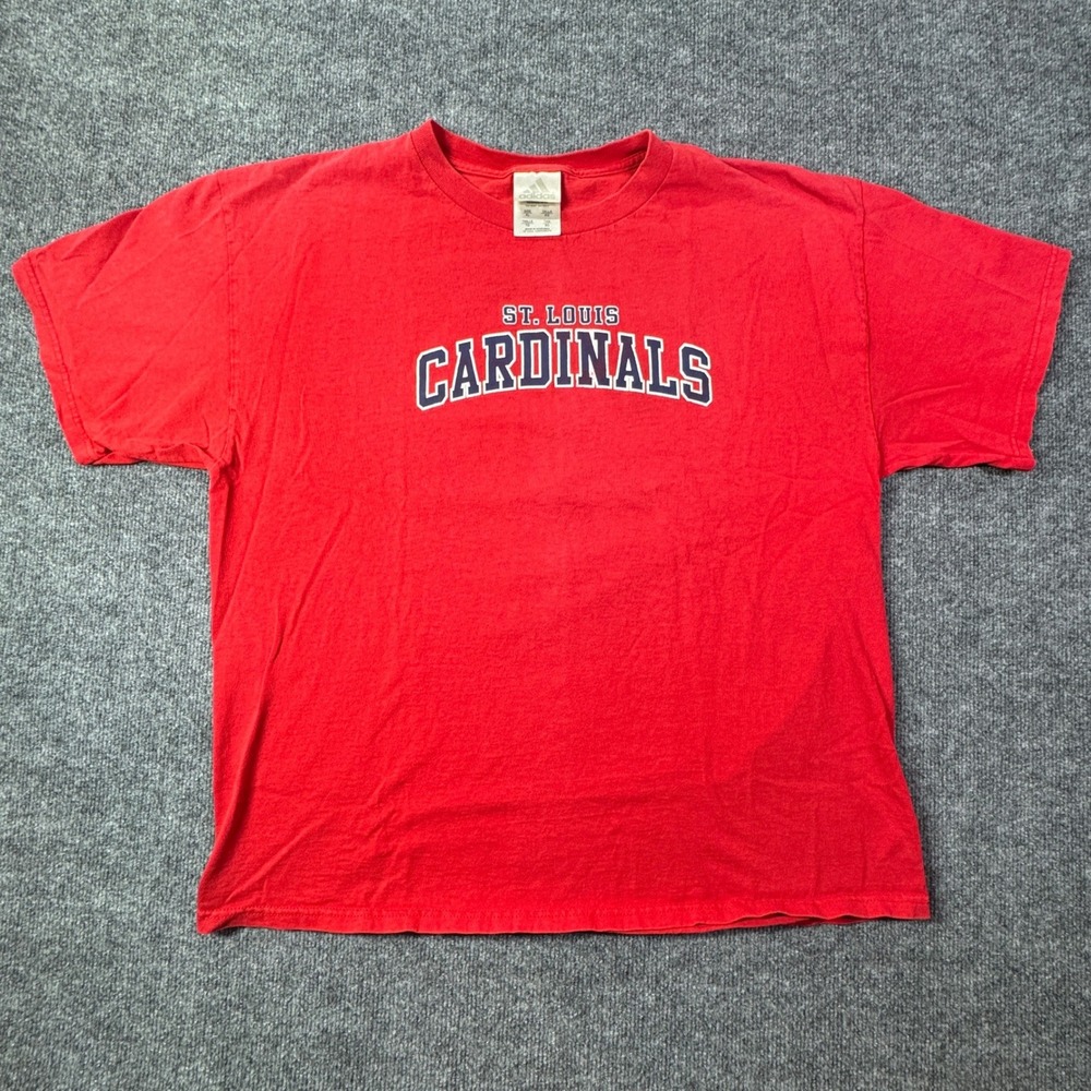 St Louis Cardinals Adidas T Shirt Mens XL Red MLB Baseball Fan